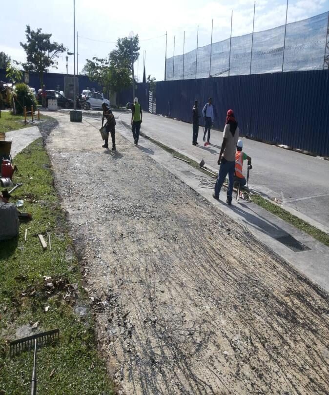 Road work lay primix & car parking line — Kelana Jaya & Bandar Sunway, Petaling Jaya